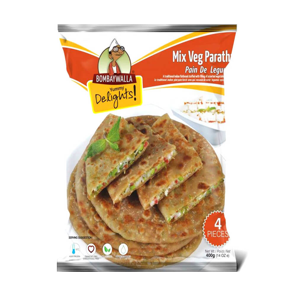 Bombay Walla Mixed Vegetable Paratha 4pcs